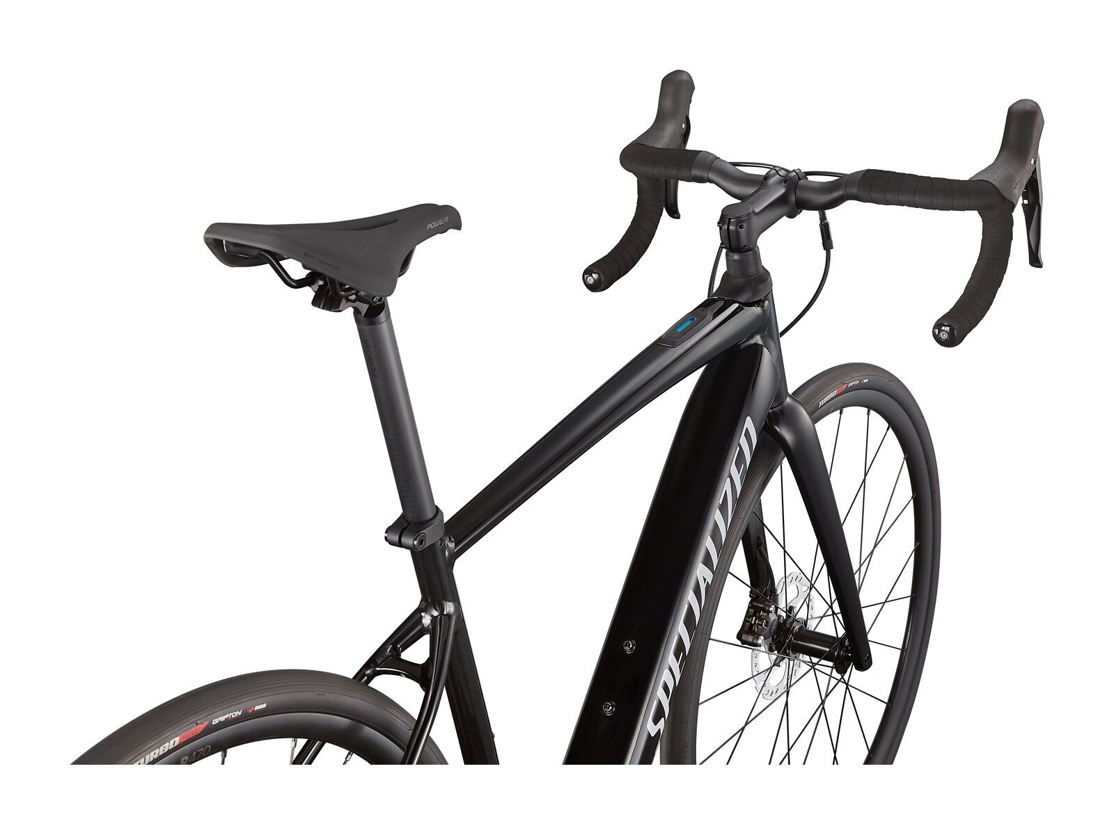 Specialized Turbo Creo SL Comp E5, tarmac black/metallic white silver - Bild 4