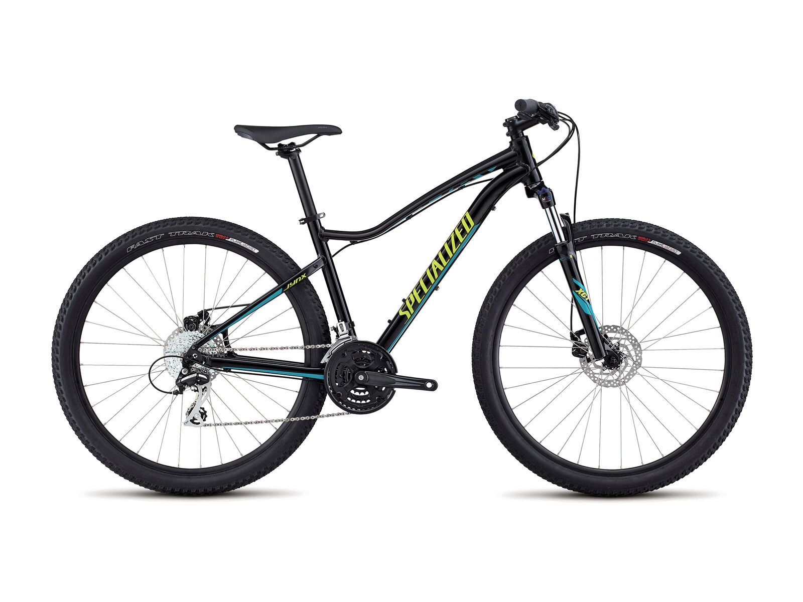 Specialized Jynx 650B, gloss tarmac black/hyper green/turquoise - Bild 1
