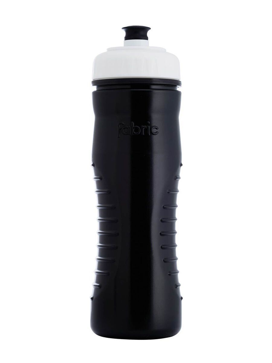 Fabric Insulated Cageless Waterbottle 525 ml, black/white - Bild 1
