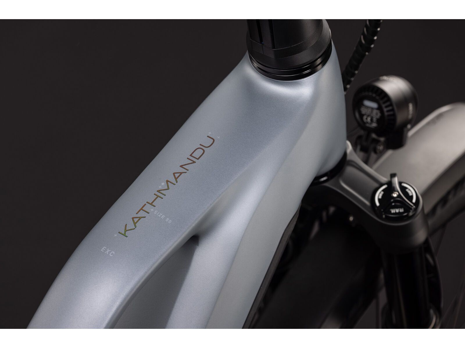 Cube Kathmandu Hybrid EXC 800 Trapeze, slategrey´n´chrome - Bild 2