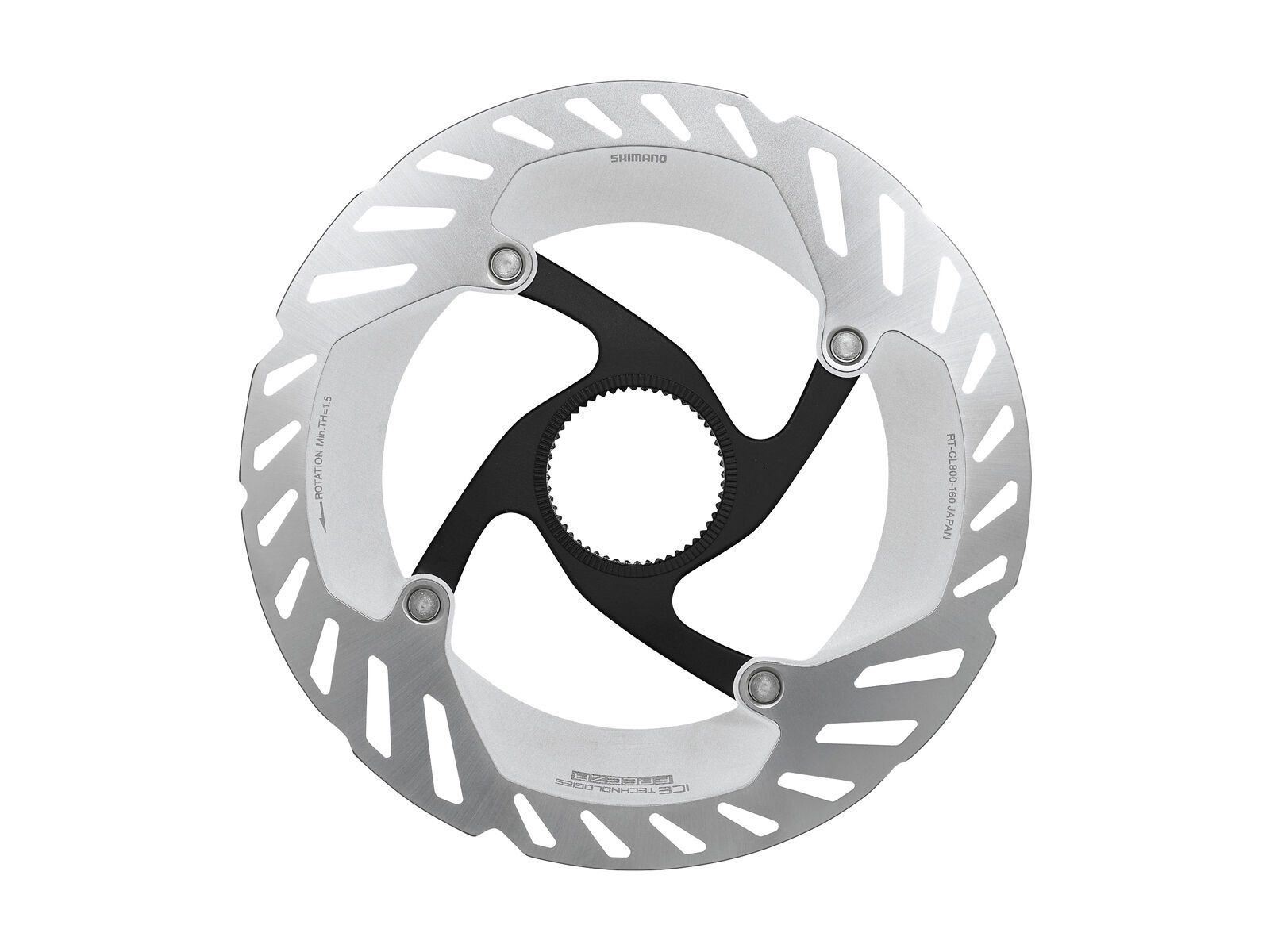 Shimano Ultegra RT-CL800 Bremsscheibe Ice-Tech Freeza Center Lock - 160 mm - Bild 1