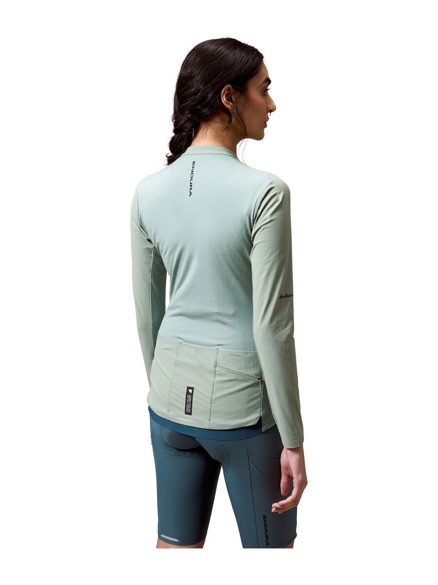 Endura Damen AllTrack Ride Langärmeliges Trikot, sage green - Bild 4