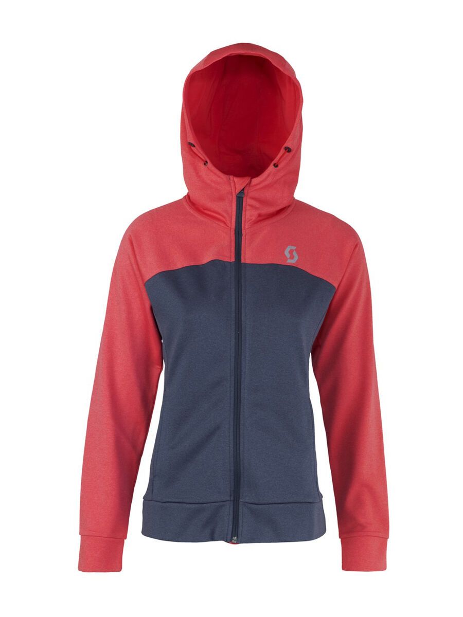 Scott Womens Trail MTN Mel Hooded Jacket, teaberry pink/blue nights - Bild 1