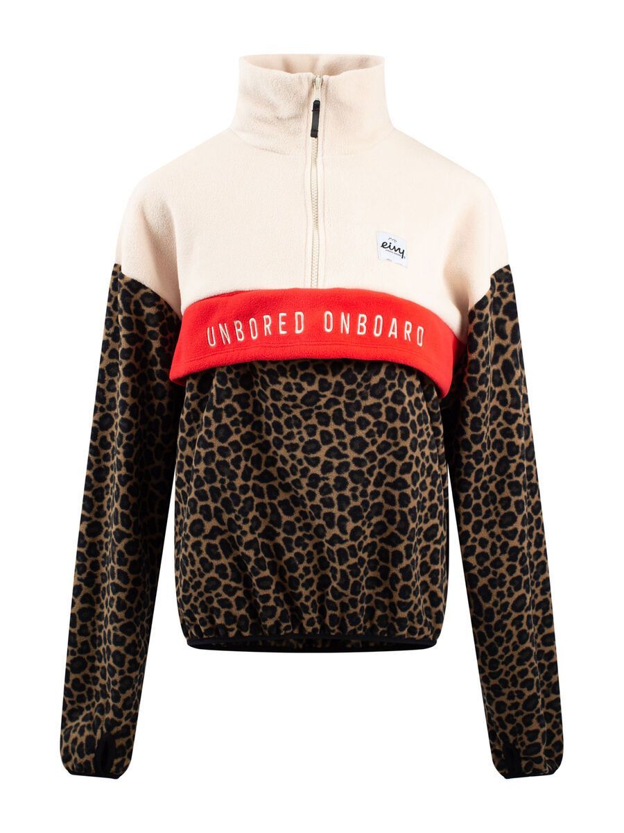 Eivy Ball Fleece, offwhite & leopard - Bild 1