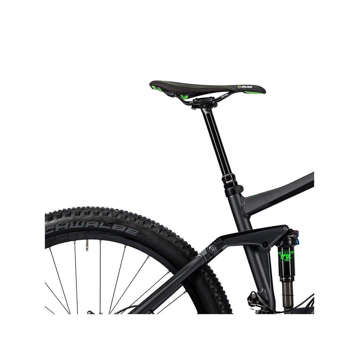 Cube Stereo 160 HPA SL 27.5, iridium´n´green - Bild 6