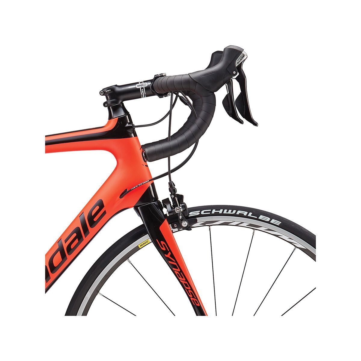 Cannondale Synapse Carbon 105, acid red w/ jet black, matte - Bild 5