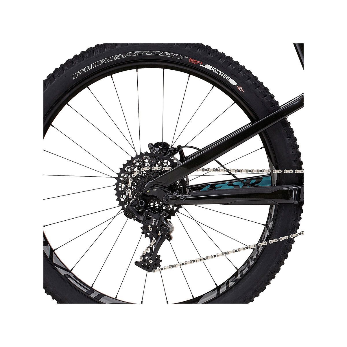 Specialized Rhyme Expert Carbon 650b, gloss carbon/turquoise/charcoal - Bild 4