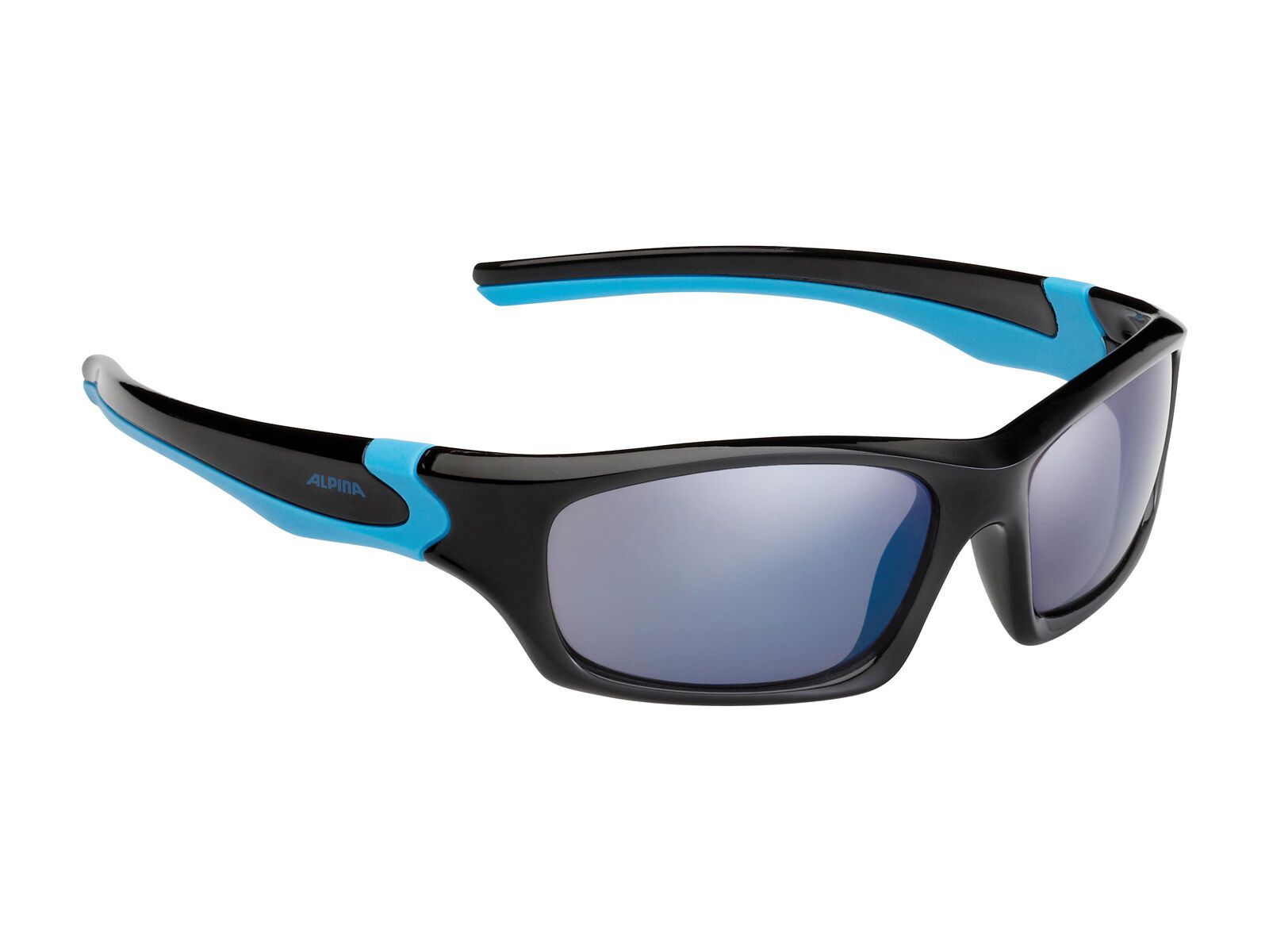 Alpina Flexxy Teen, Blue Mirror / black-cyan gloss - Bild 4