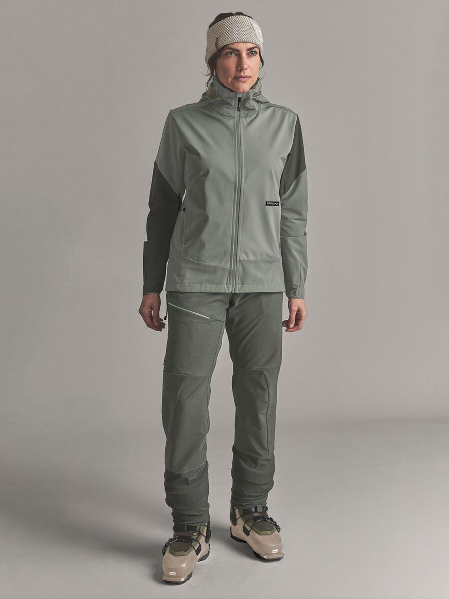 Ortovox Ortler Softshell Pants W, dark sage - Bild 3