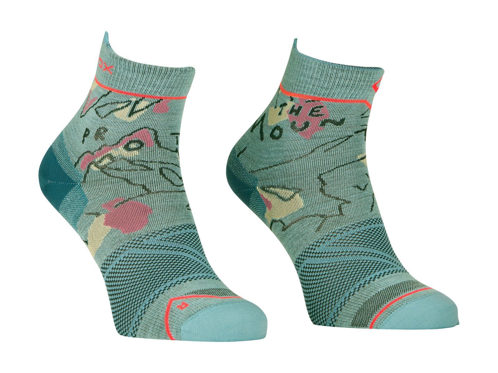 Ortovox Alpine Light Quarter Socks W, ice waterfall - Bild 1