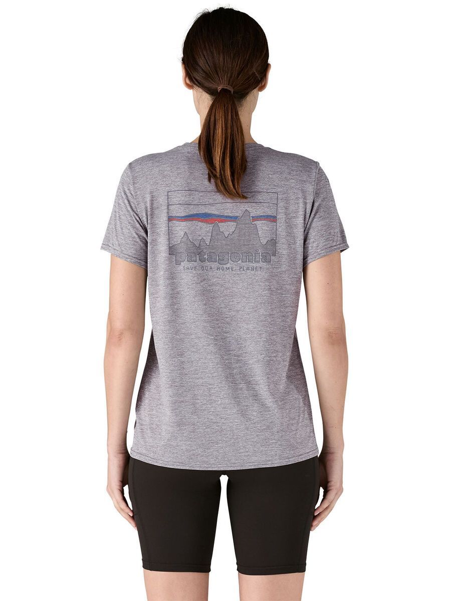 Patagonia Women's Capilene Cool Daily Graphic Shirt '73 Skyline, feather grey - Bild 2