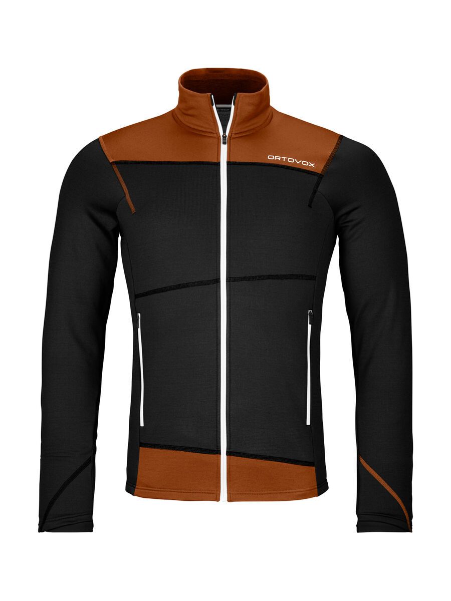 Ortovox Merino Fleece Light Jacket M, black raven - Bild 1