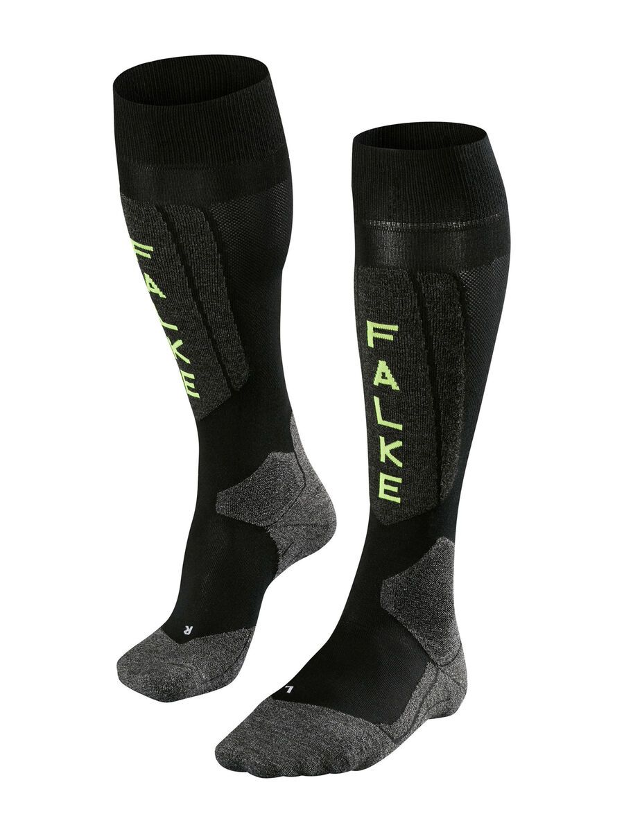 Falke SK5 Expert Skiing Kniestrümpfe Herren, black-lightning - Bild 1
