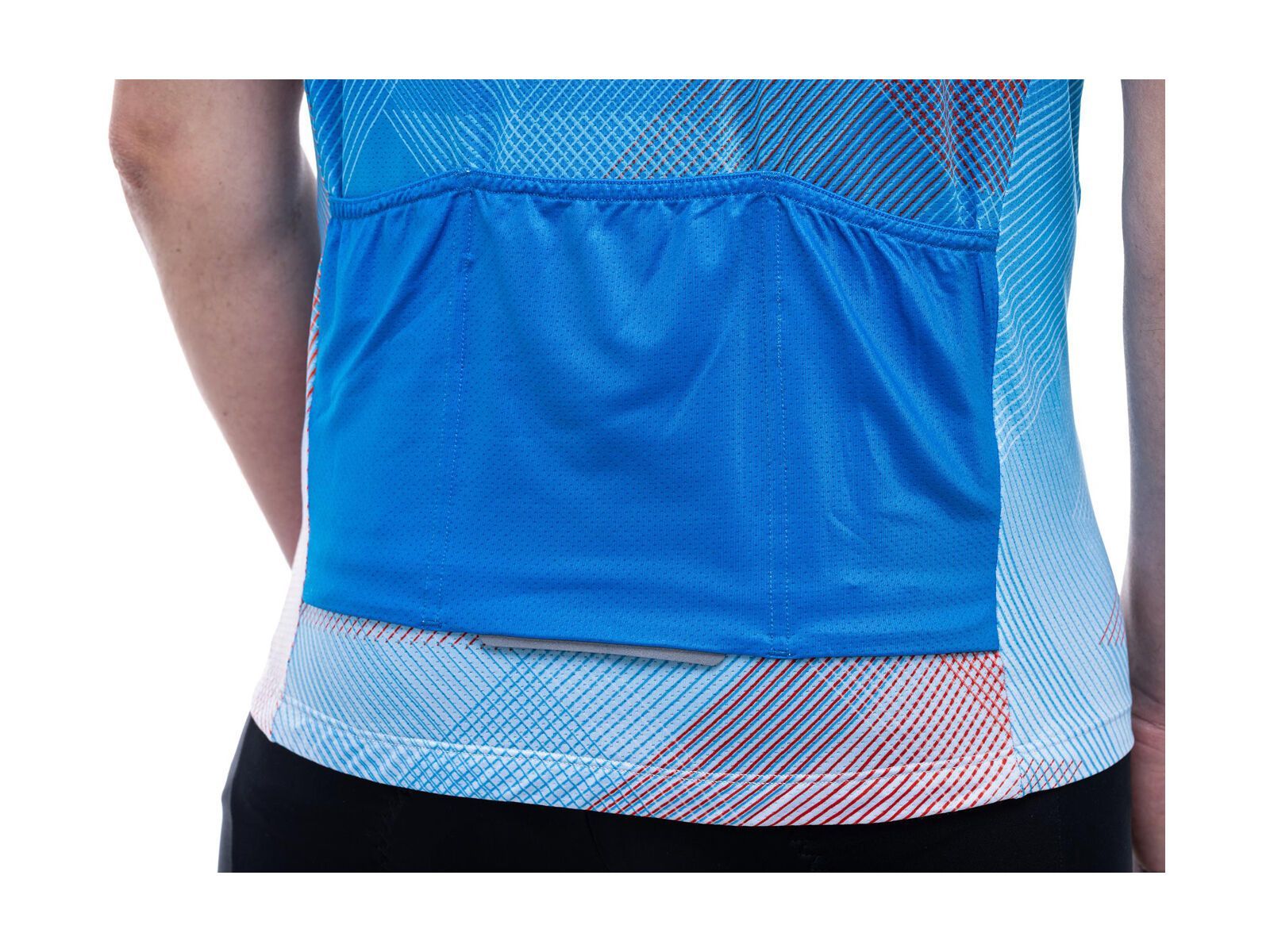 Cube Teamline Trikot CMPT kurzarm, white´n´blue´n´red - Bild 5