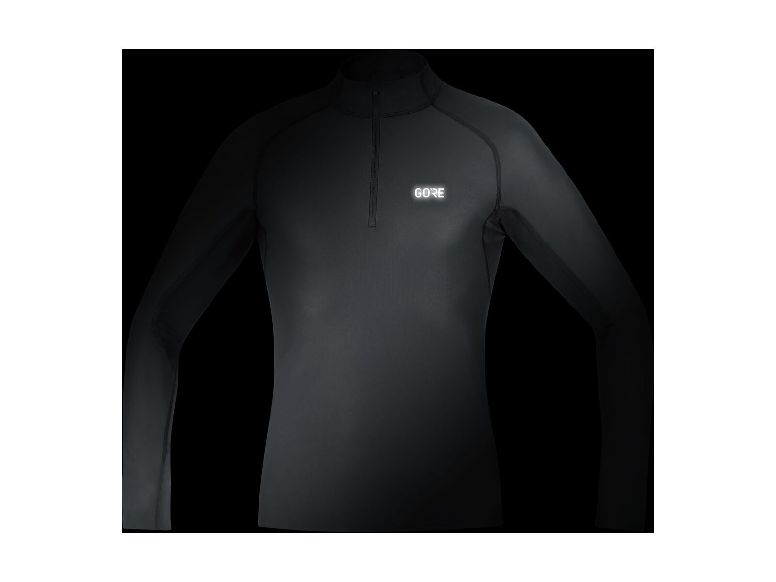 GOREWEAR M Windstopper Base Layer Thermo Stehkragenshirt, black - Bild 5