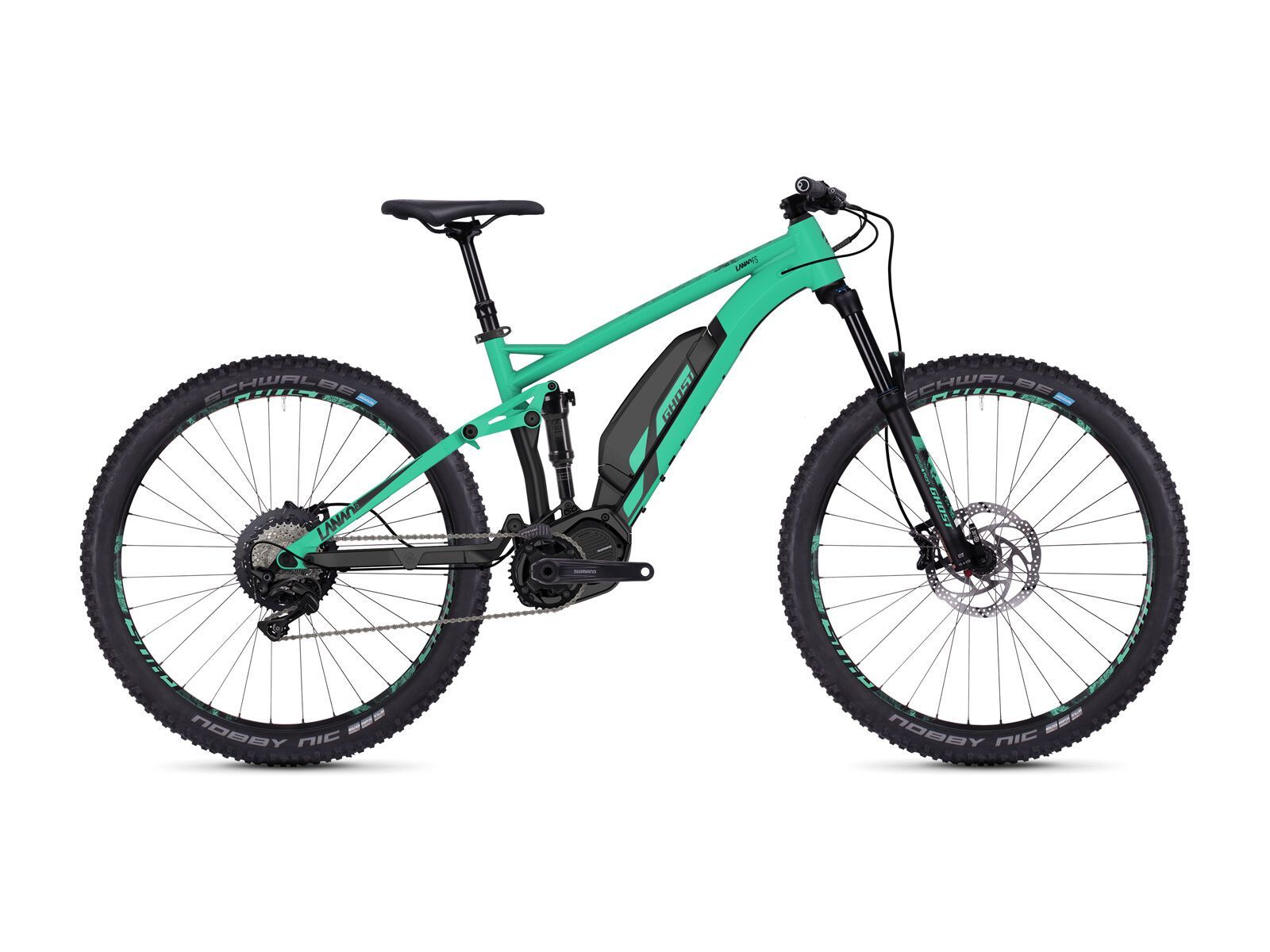 Ghost Hybride Lanao FS S4.7+ AL, jade blue/night black - Bild 1