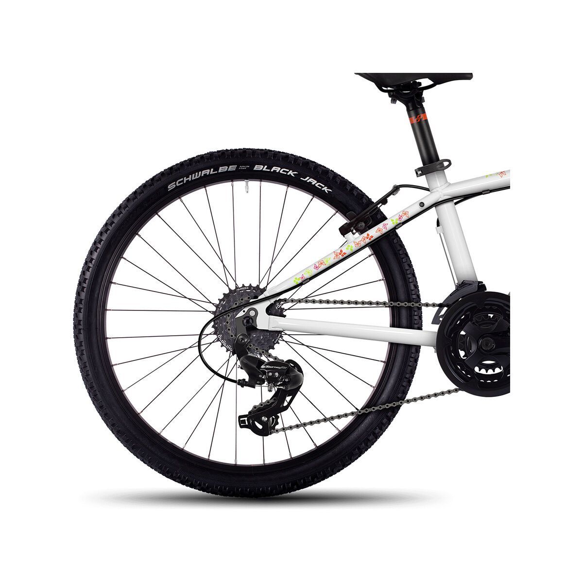 Ghost Lanao Kid 2 AL 24, star white/lime green/monarch orange - Bild 4