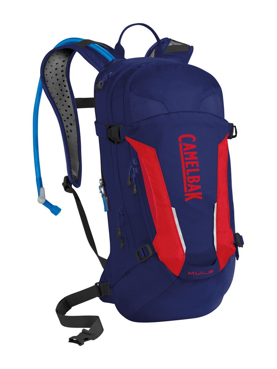 Camelbak M.U.L.E. - Trinkrucksack, pitch blue / racing red - Bild 1
