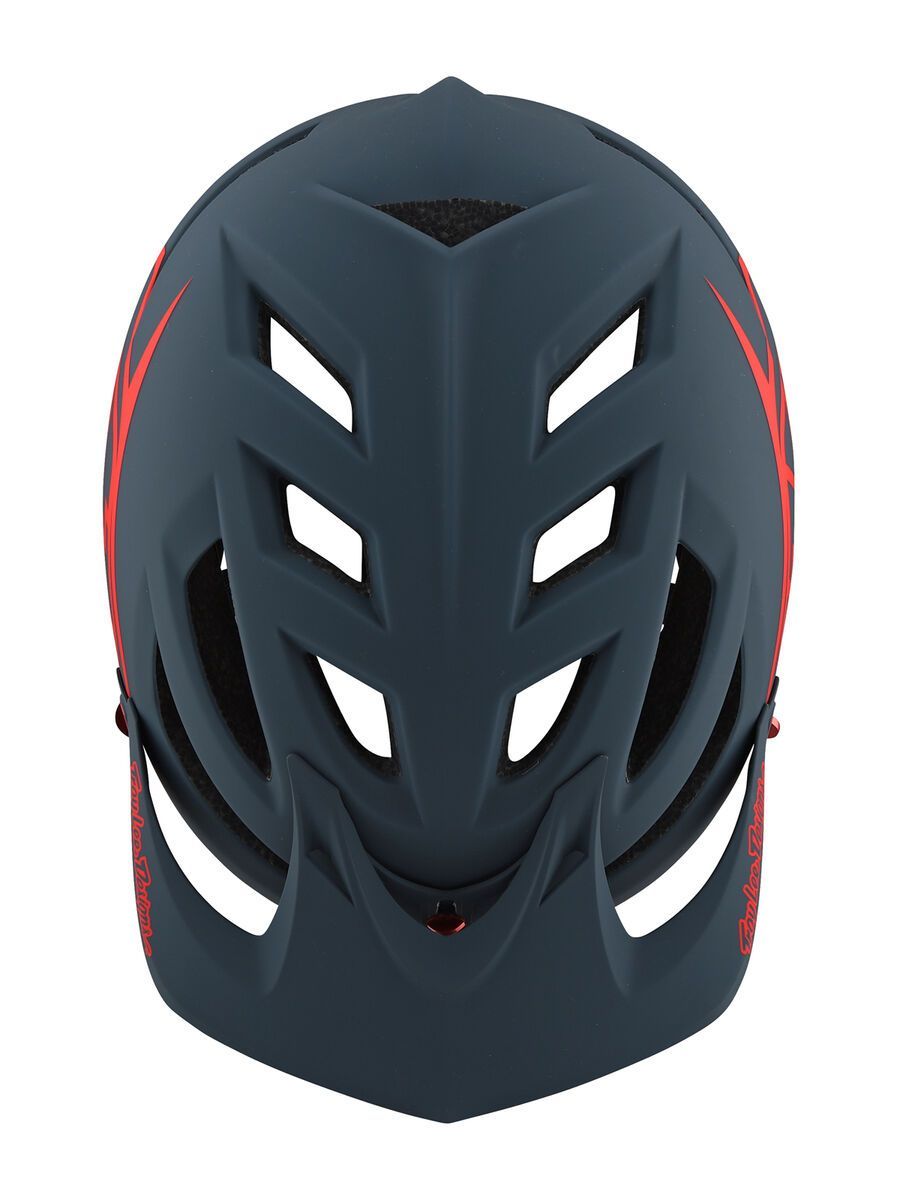 TroyLee Designs A1 Drone Helmet, gray/red - Bild 2