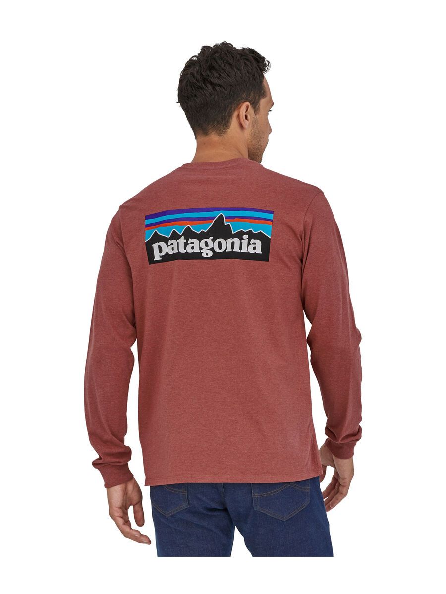 Patagonia Men's Long-Sleeved P-6 Logo Responsibili-Tee, rosehip - Bild 3