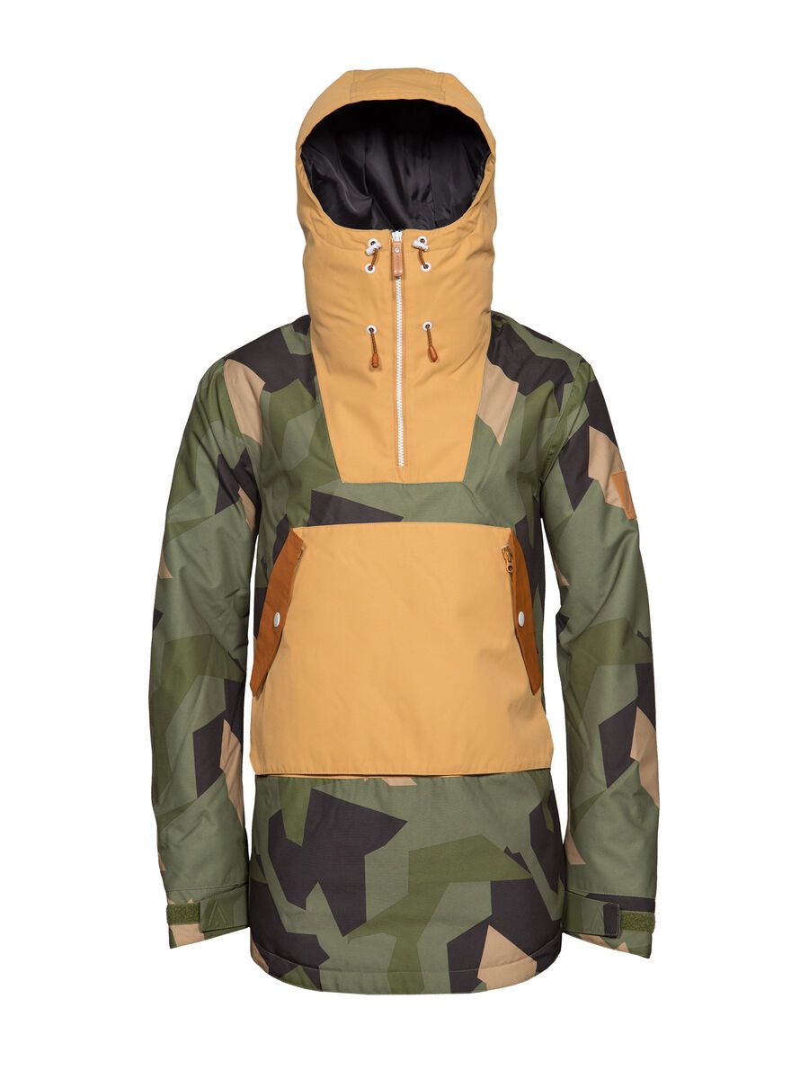 WearColour Wear Anorak, asymmetric olive - Bild 1