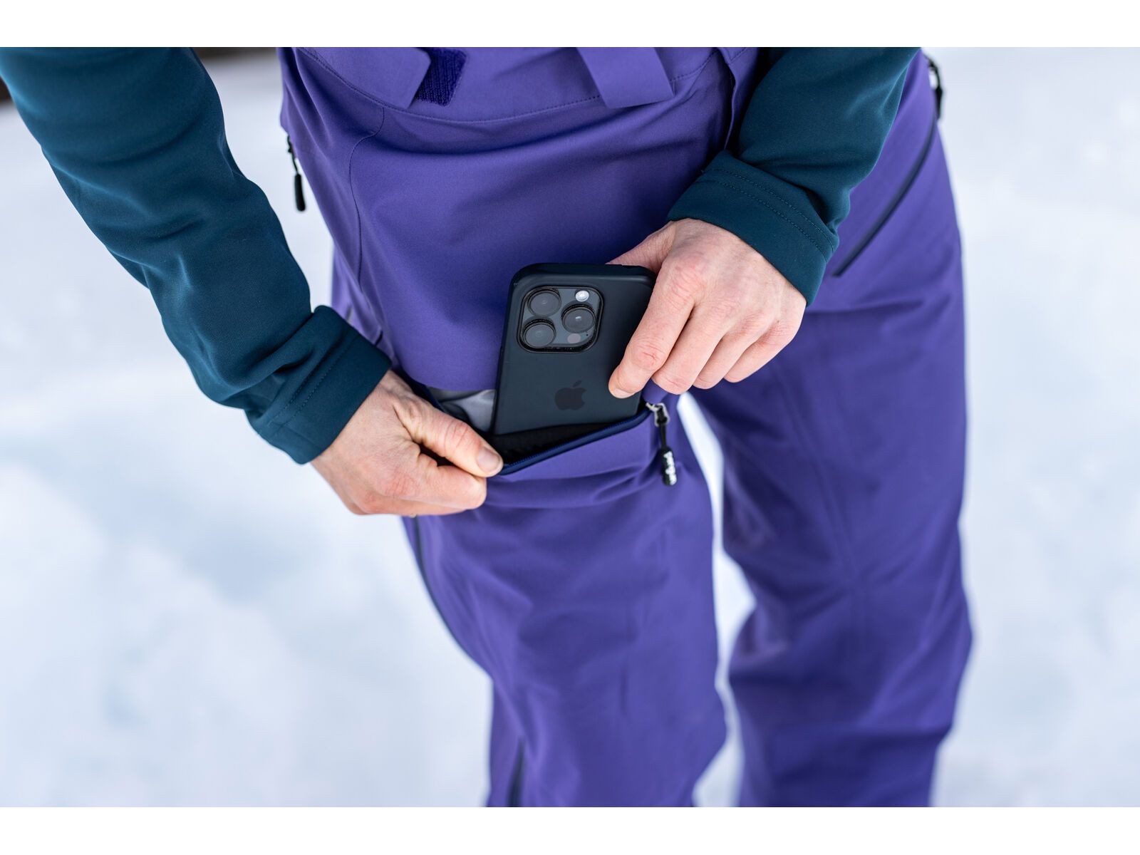 Penguin Frauen 3 Lagen Dermizax Shell (Latz-) Hose, purple - Bild 6