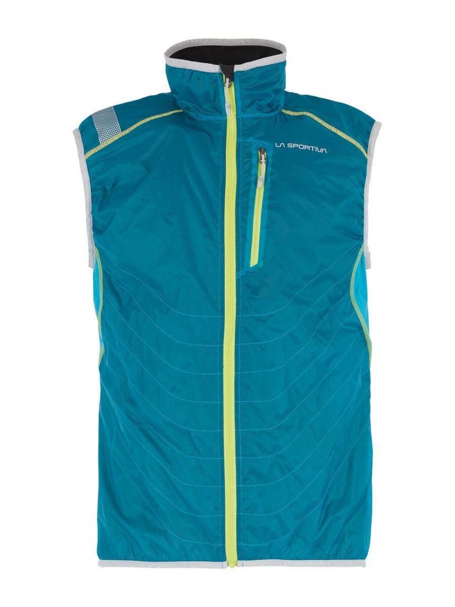 La Sportiva Hustle Vest M, tropic blue/apple green - Bild 1