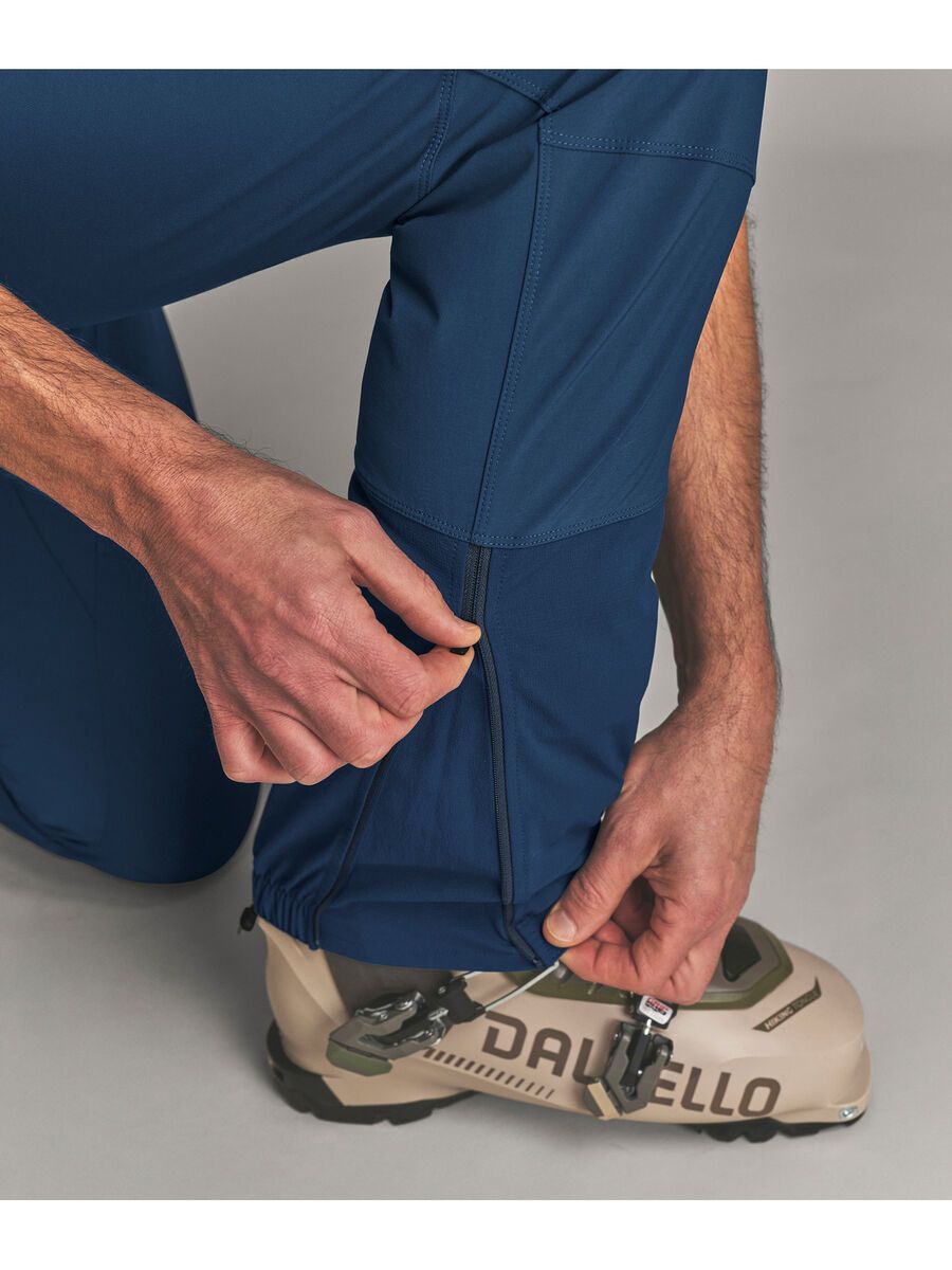 Ortovox Venet Softshell Pants M, blue nunatak - Bild 8