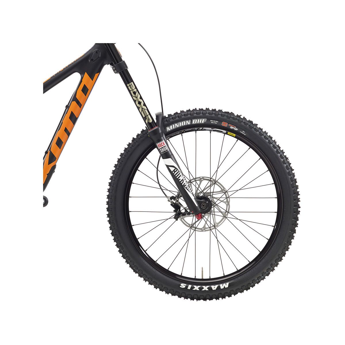 Kona Supreme Operator, matt carbon & black w/ team orange & purple decals - Bild 2