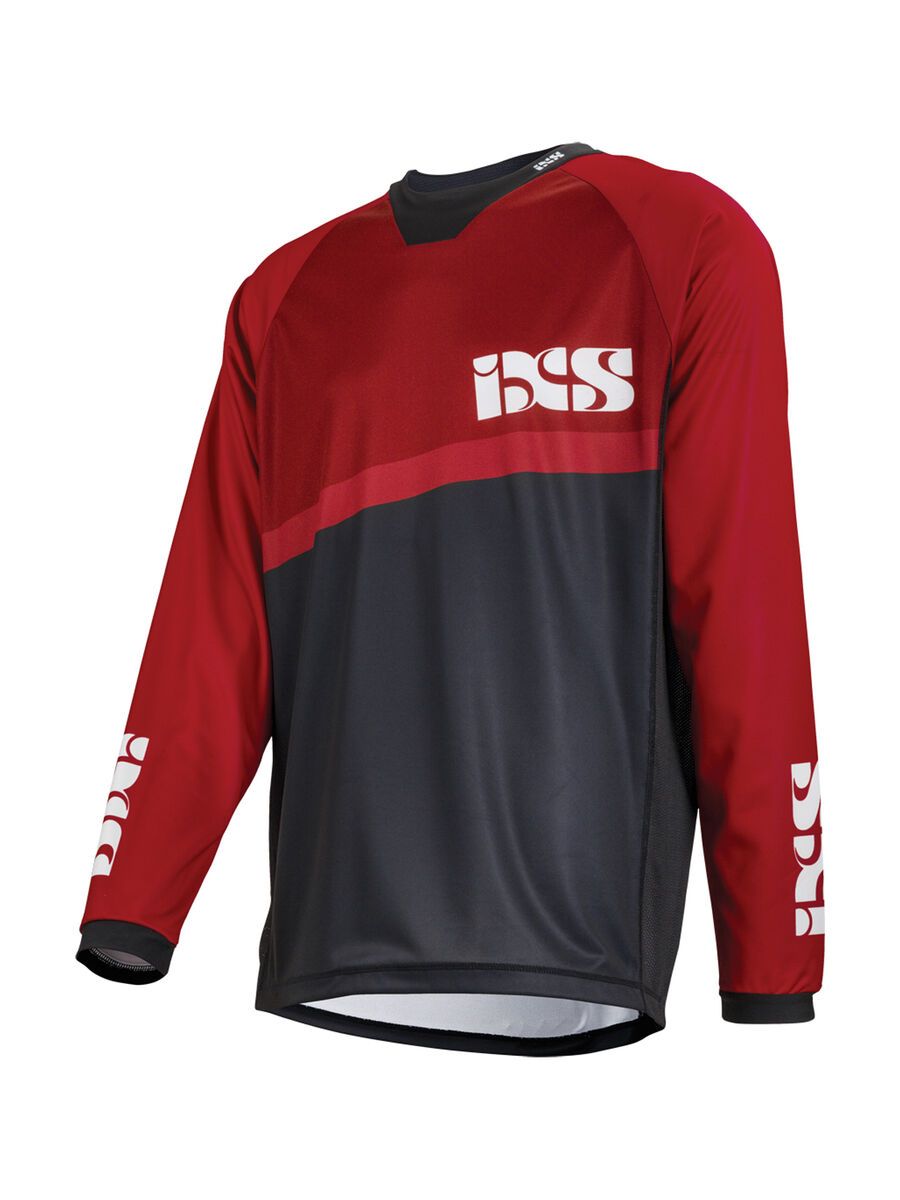 IXS Pivot 7.1 DH Jersey, fluo red/black - Bild 1
