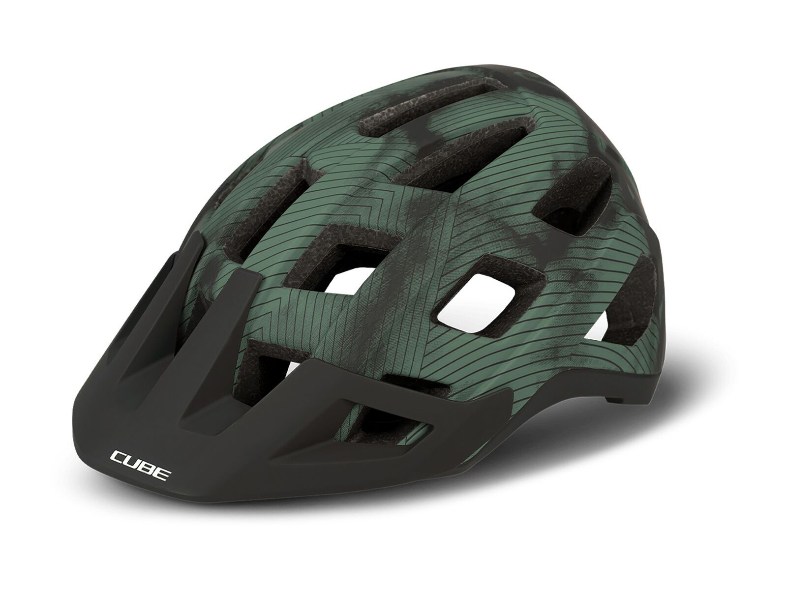 Cube Helm Badger, green - Bild 1