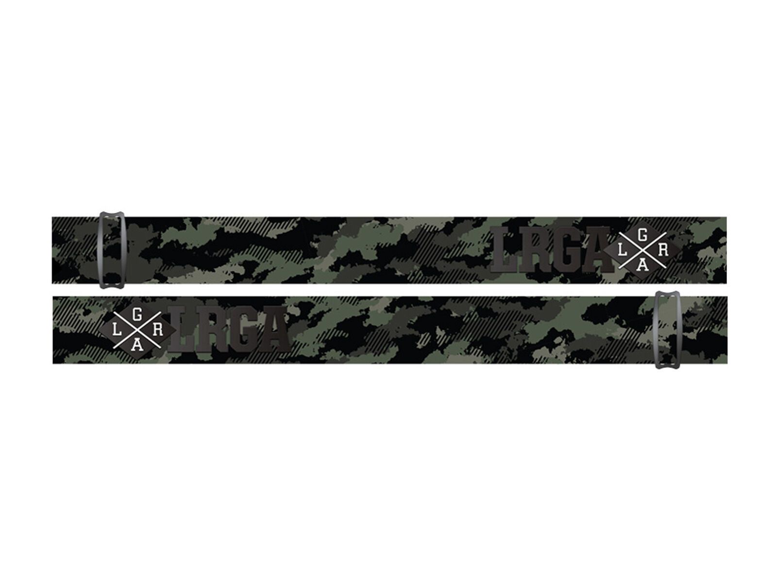 Loose Riders C/S Goggle Strap Camo, green/black - Bild 1