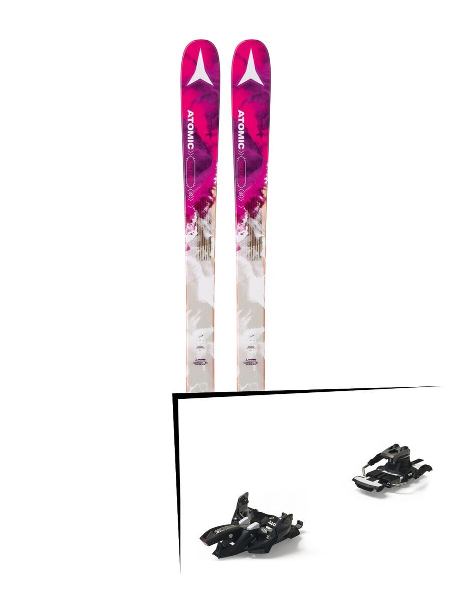 Set: Atomic Backland 85 W 2018 + Marker Alpinist 9 Long Travel black/titanium - Bild 1