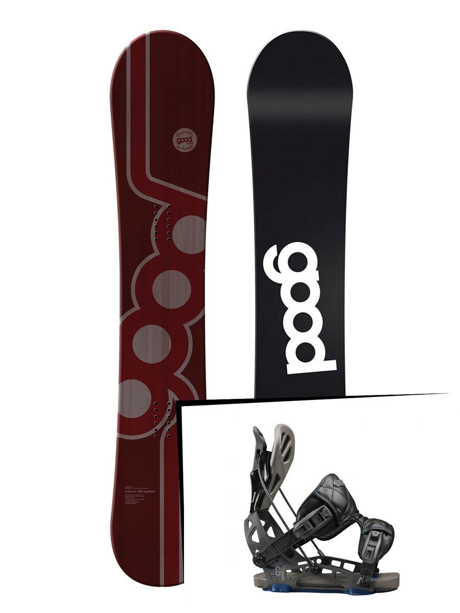 Set: goodboards Vulcano 2017 + Flow NX2-GT (1718315S) - Bild 1