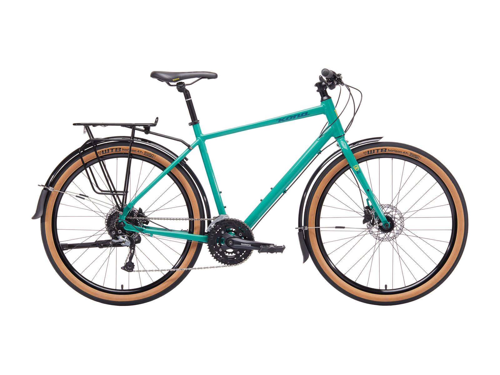 Kona Dew Deluxe, gloss seafoam w/ dark seafoam & dandelion yellow decals - Bild 1