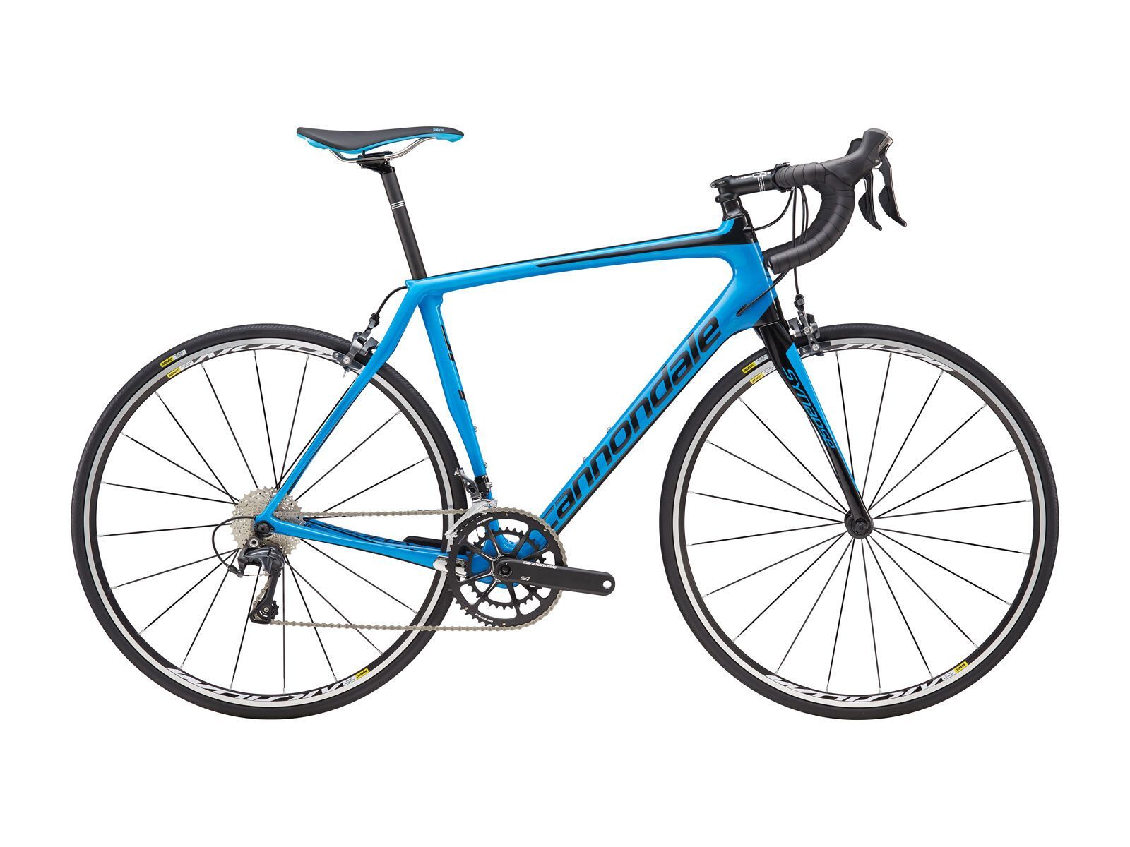 Cannondale Synapse Carbon Ultegra 3, jet black w/ ultra blue, gloss - Bild 1