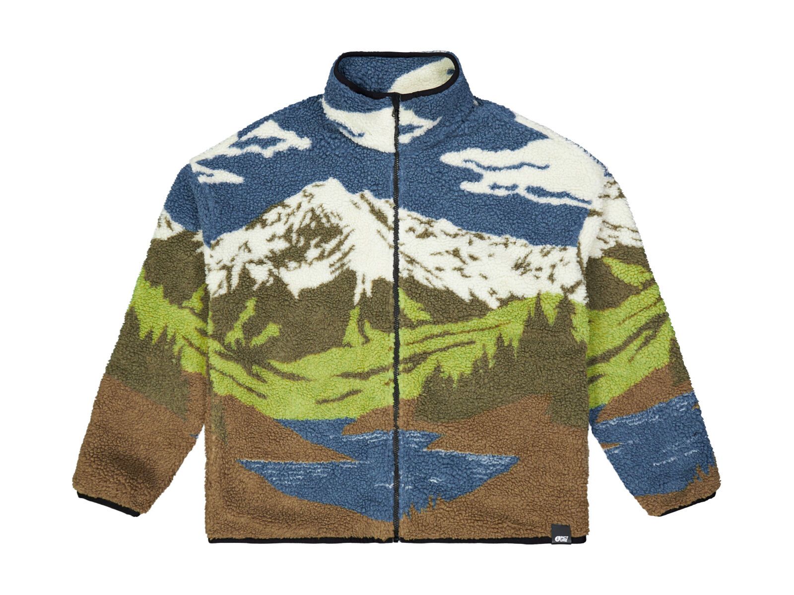 Picture Hafdals Zip Fleece, cloudy landsc sherpa m - Bild 2