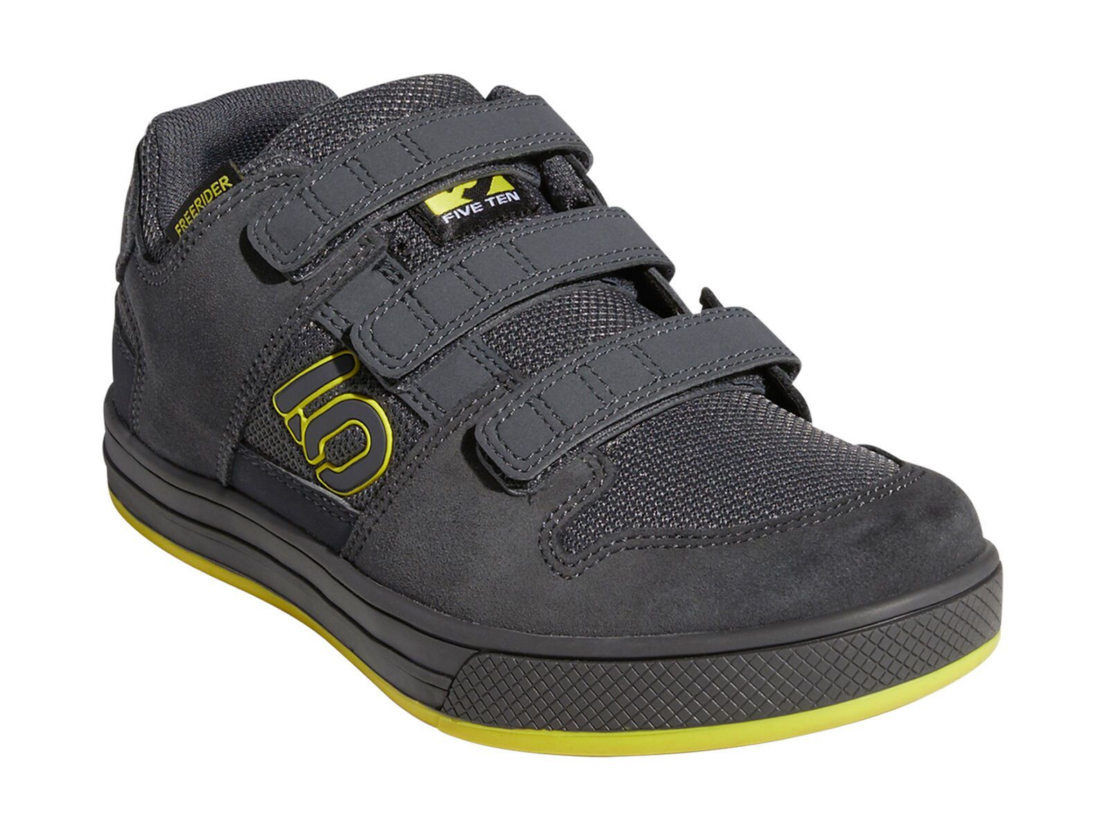 Five Ten Freerider Kids VCS, grey six/shock yellow/core black - Bild 1