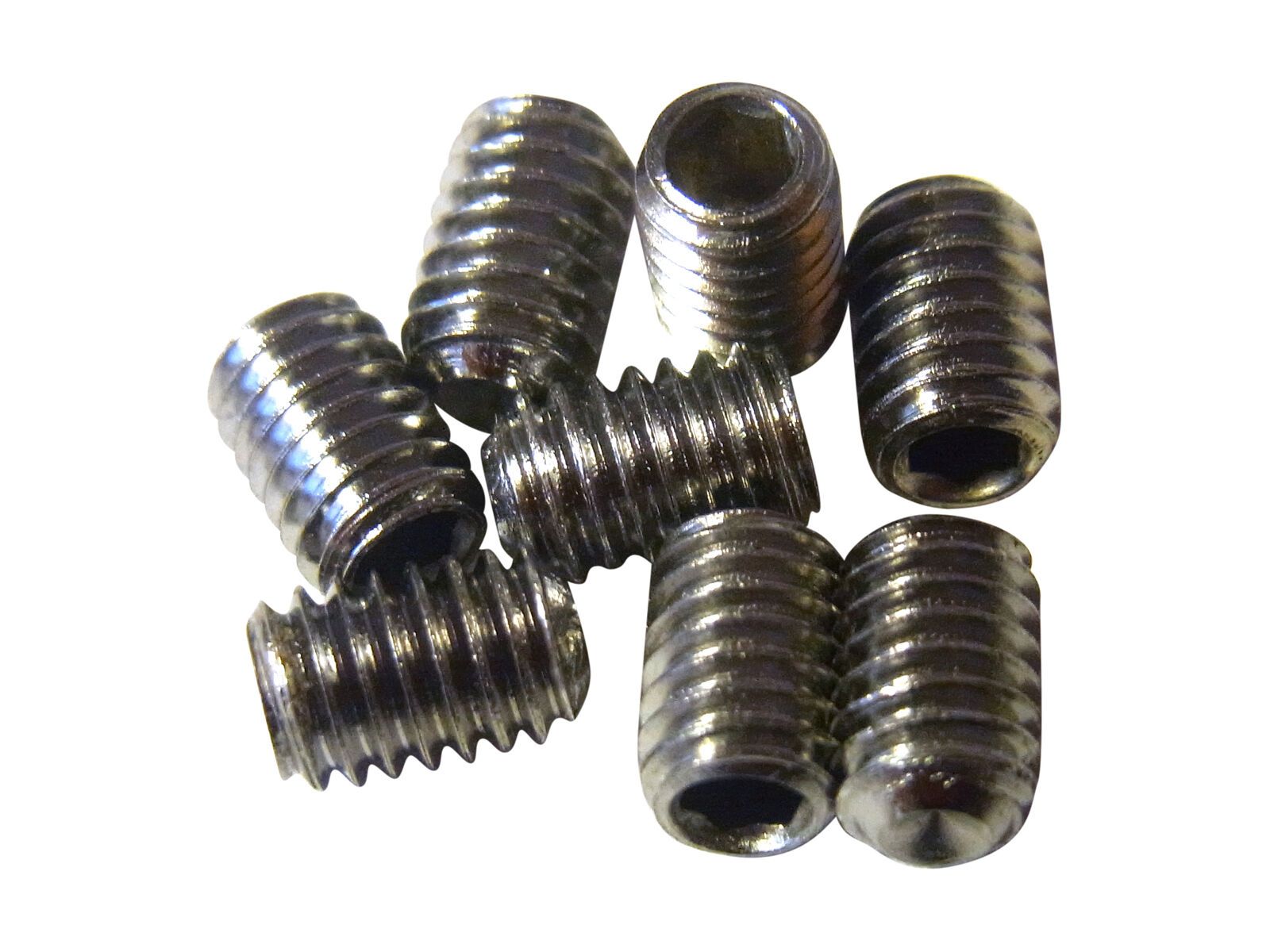 NC-17 Pedal Pins M4x 6mm, 8 Stück, silver - Bild 1