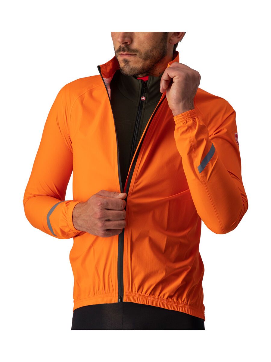 Castelli Emergency 2 Rain Jacket, brilliant orange - Bild 3