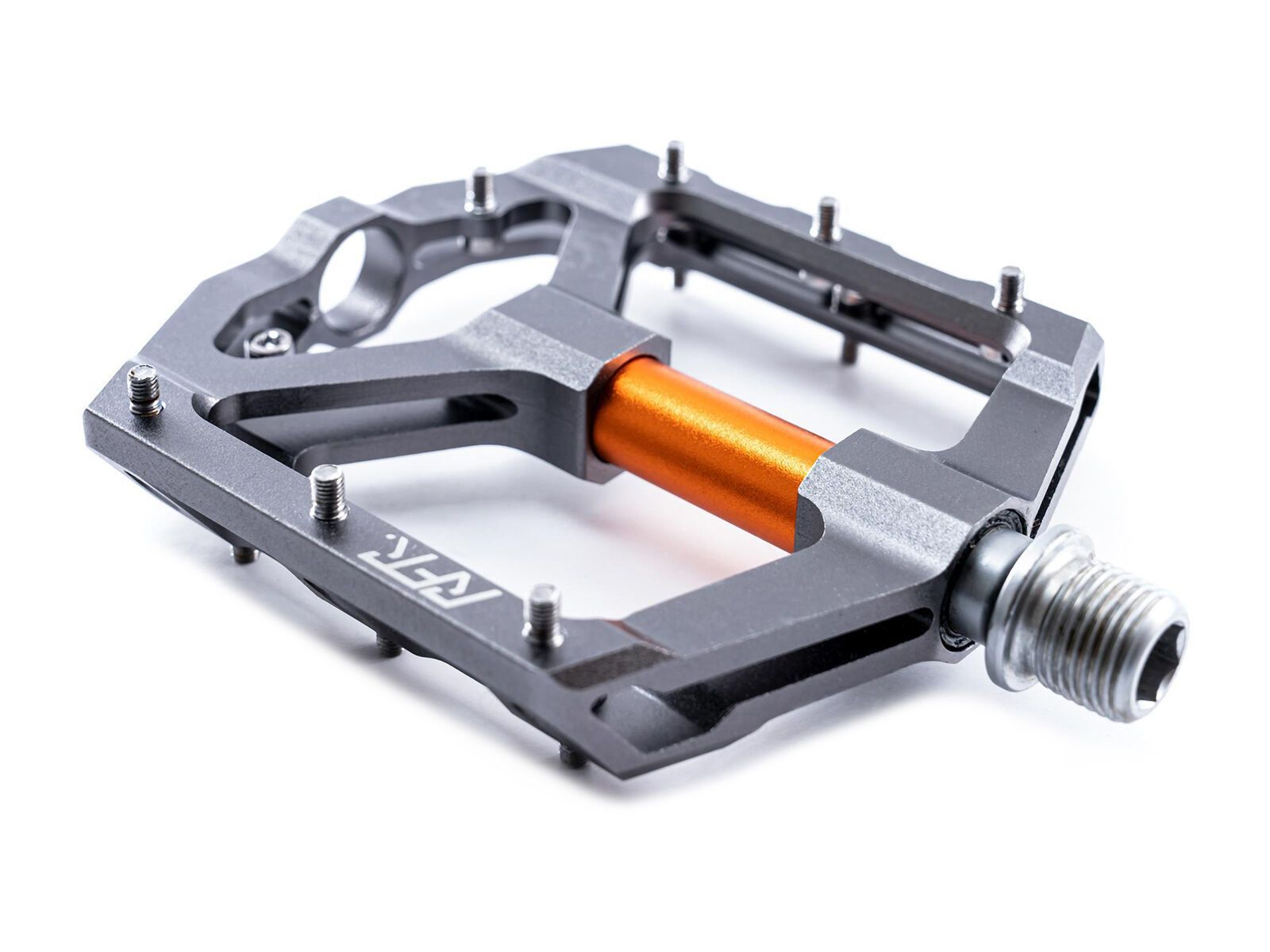 Cube RFR Pedale Flat SLT 2.0, grey´n´orange - Bild 3