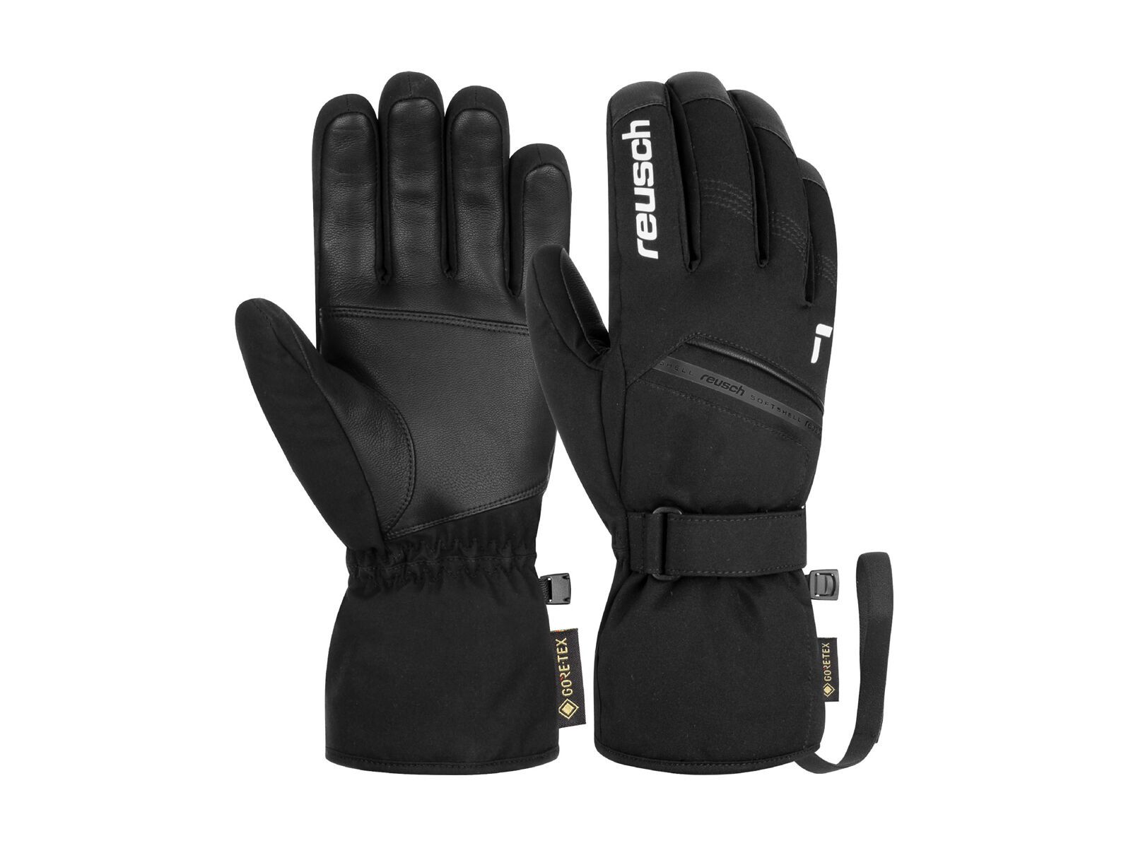 Reusch Morris Gore-Tex, black/white - Bild 1