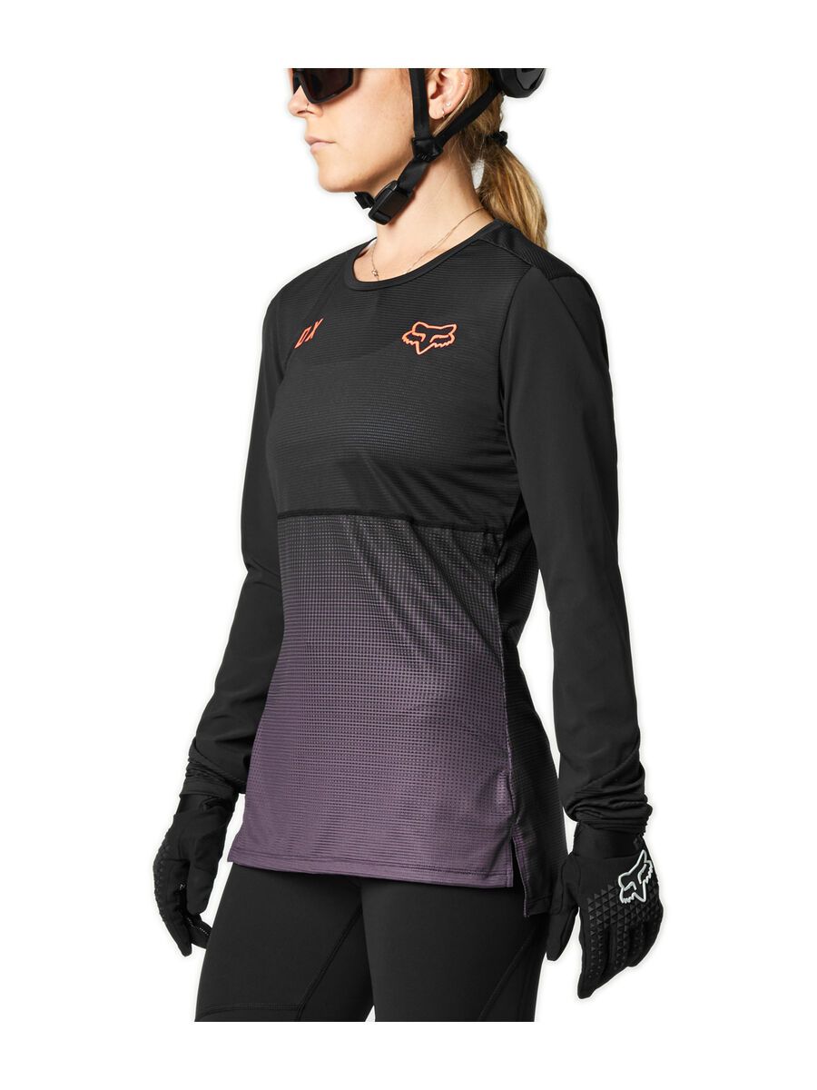 Fox Womens Flexair LS Jersey, black/purple - Bild 3