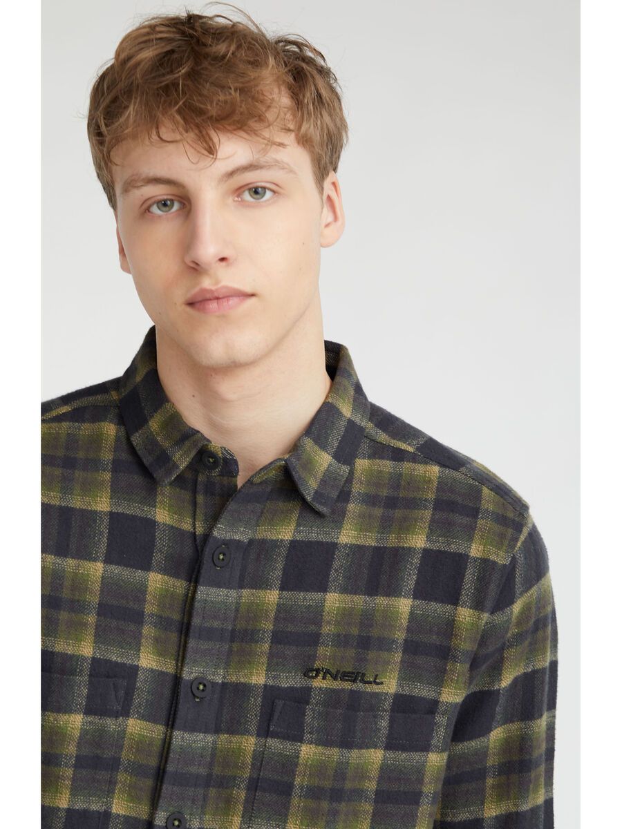 O’Neill TRVLR Series Flannel Check Shirt, green shadow check - Bild 7