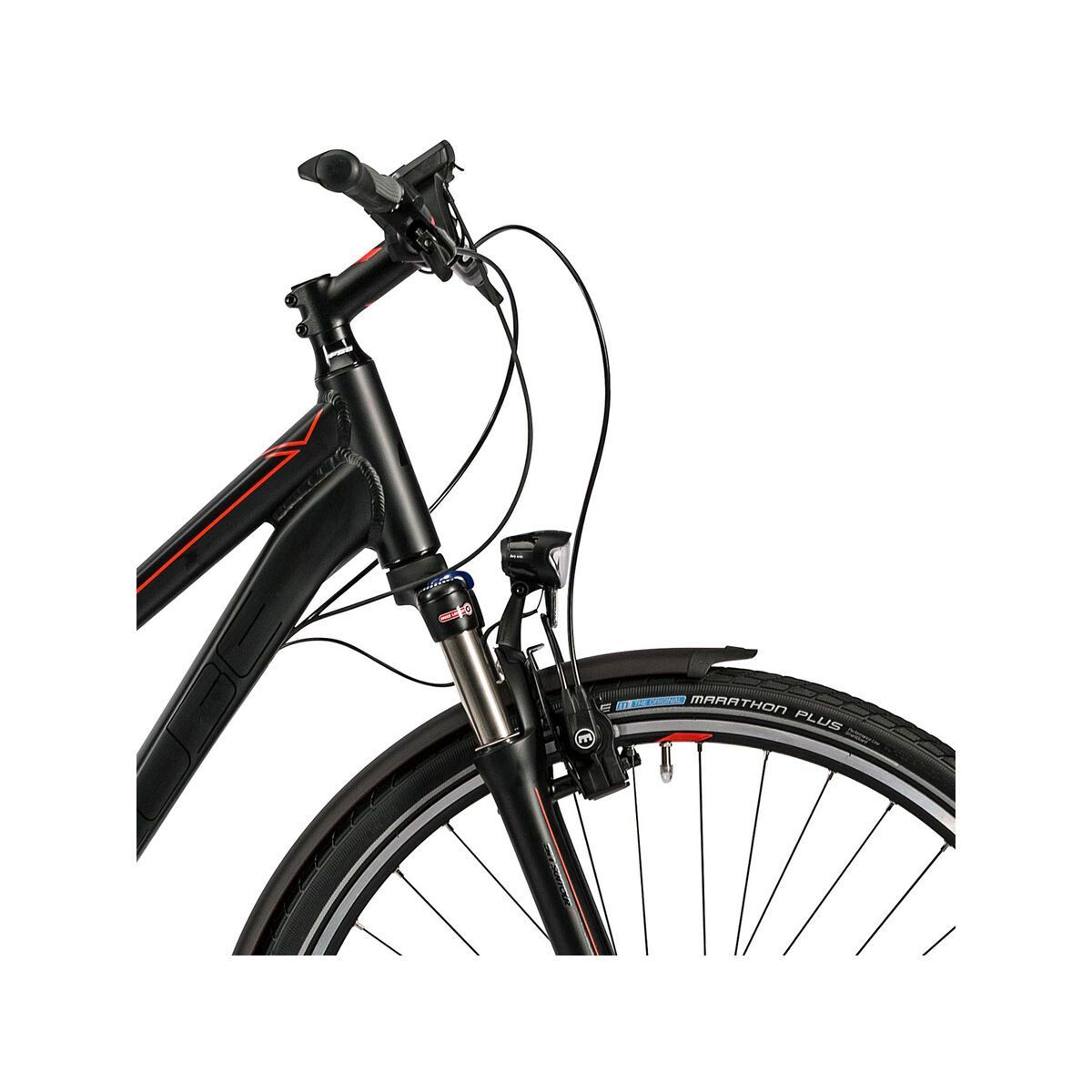 Cube Delhi Hybrid SL 500 Trapeze, glossy´n´flashred - Bild 5