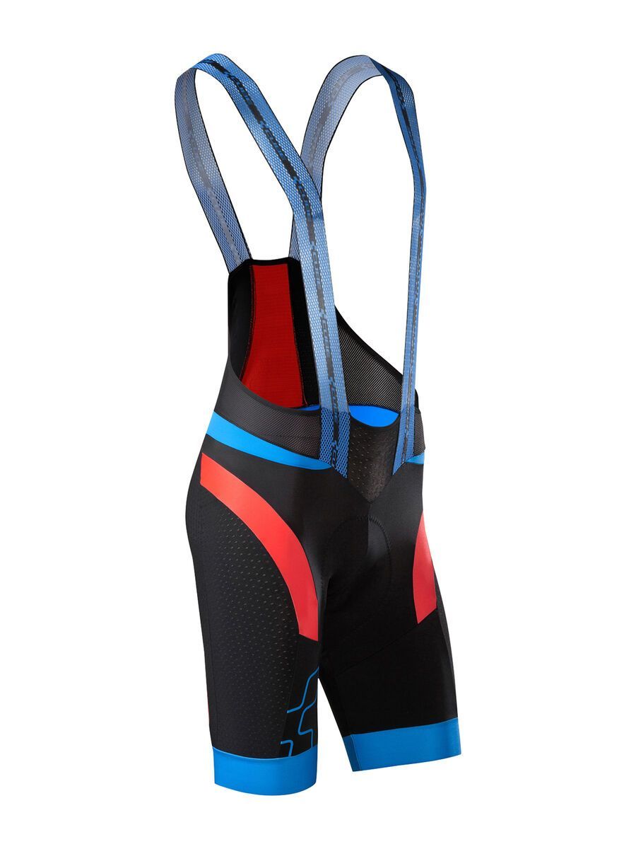 Cube Black Zero Trägerhose kurz, black´n´blue´n´red - Bild 1