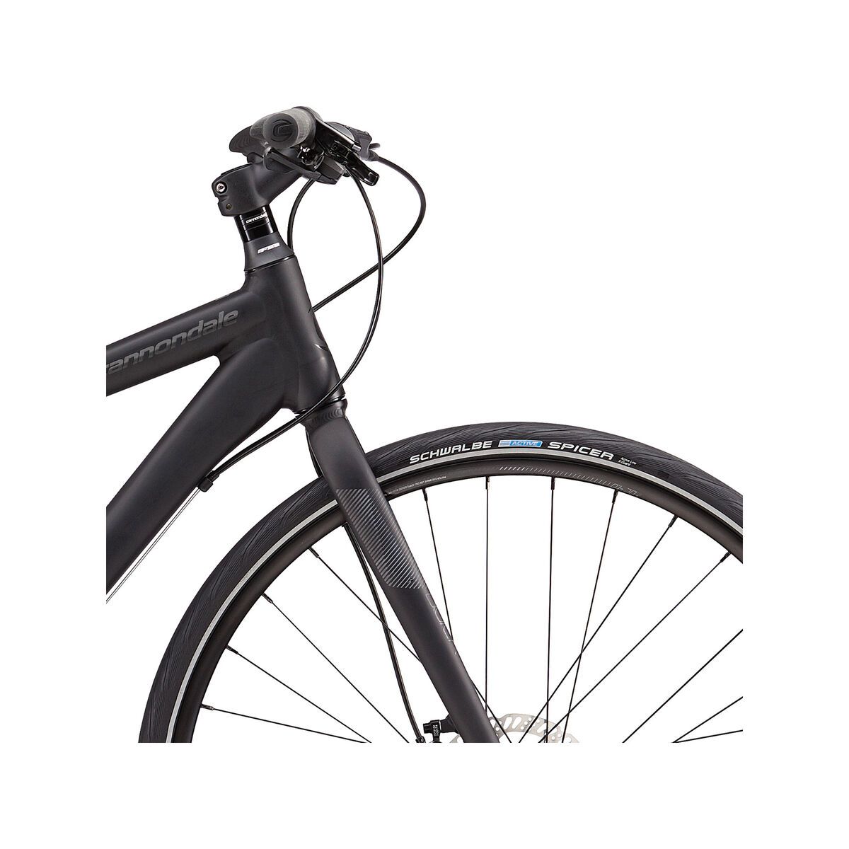 Cannondale Quick 5 Disc Women's, jet black w/ nearly black, reflective detail, matte/gloss - BLK - Bild 4