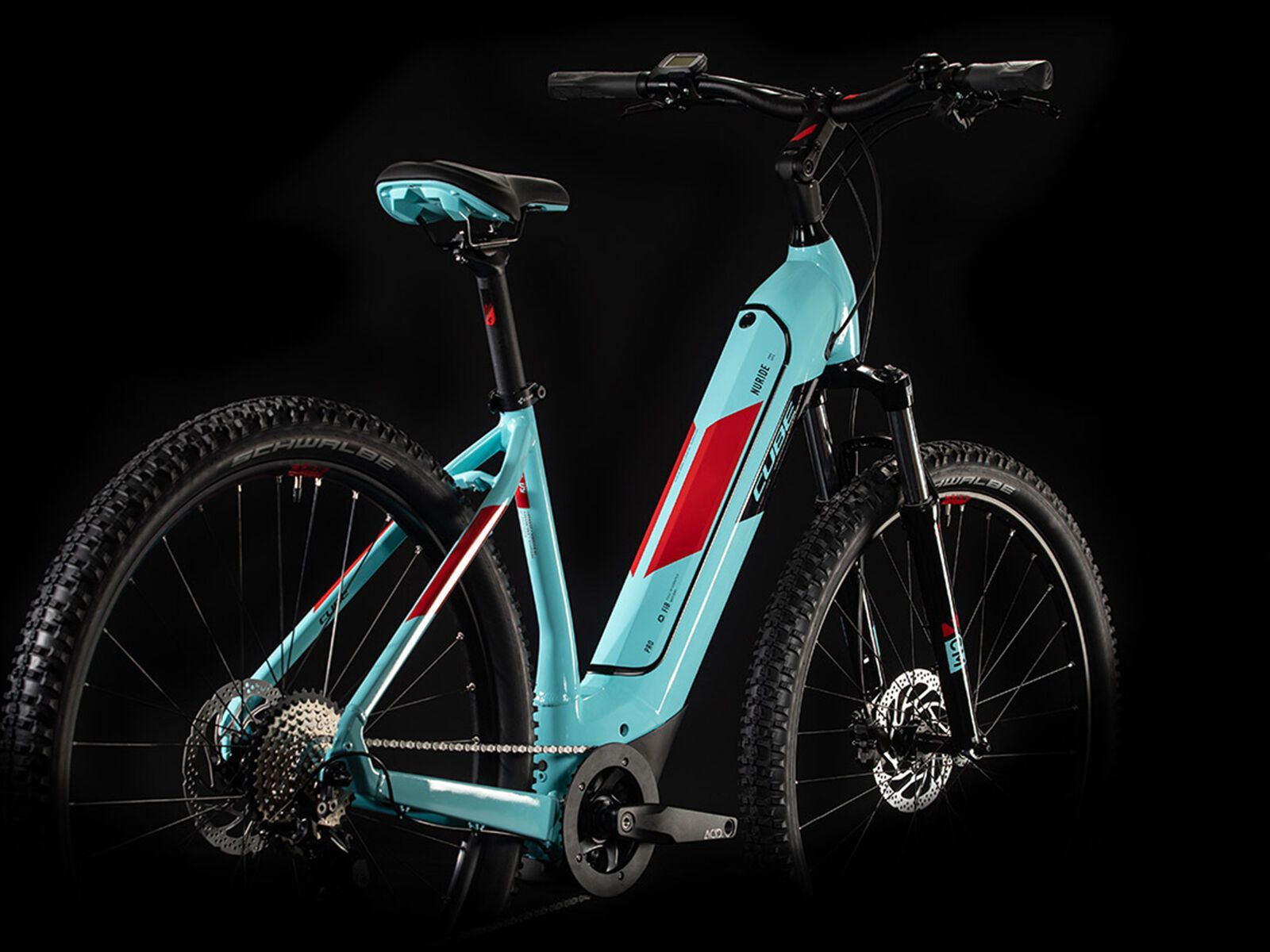 Cube Nuride Hybrid Pro 625, glacierblue´n´red - Bild 2