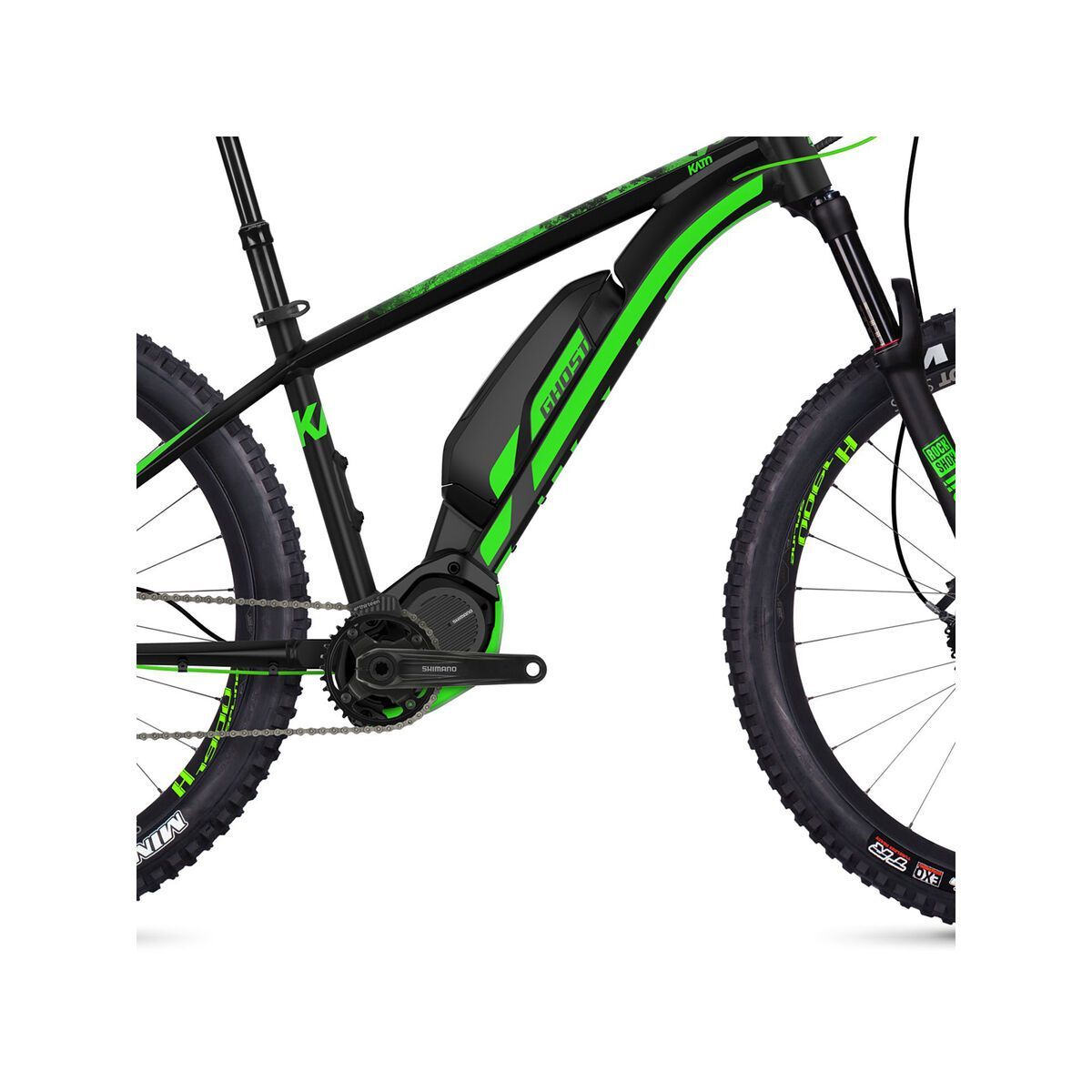 Ghost Hybride Kato S6.7+ AL, night black/neon green - Bild 3