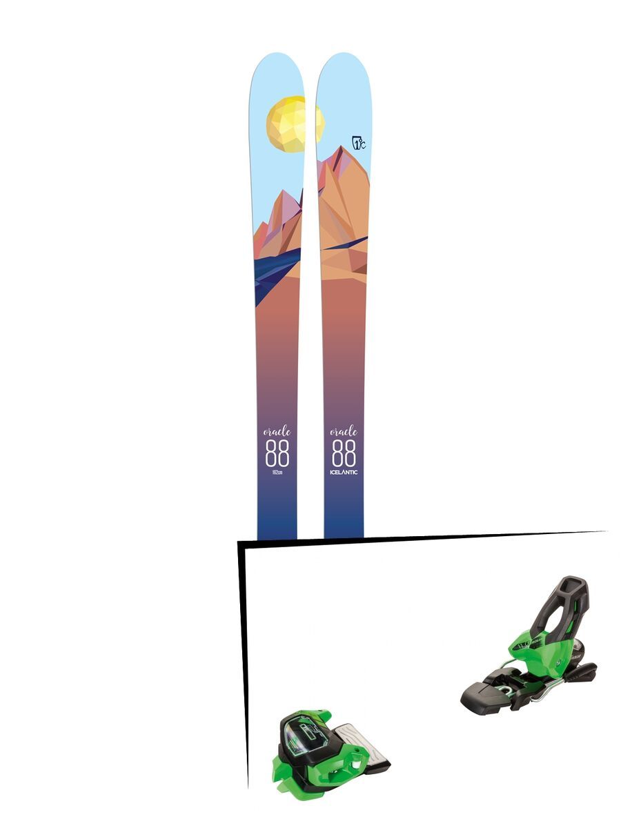 Set: Icelantic Oracle 88 2018 + Tyrolia Attack² 11 GW green - Bild 1